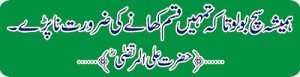 Hazrat Ali-ul-Murtaza RA