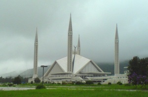 Shah Faisal Mosque/Masjid Picture in Islamabad Pakistan