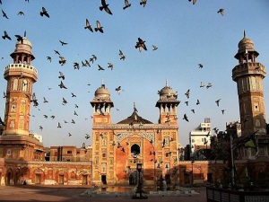 Wazir Khan is a famous mosque situated in Lahore, Pakistan. It has been described as a mole on the cheek of lahore. It was first built in 1635 A.D in the time of Mughal emperor Shah Jehan by Hakim Shaikh Imad uddin Ansari. A famous landmark for many places the mosque has 2 minarets of 100 feet each.